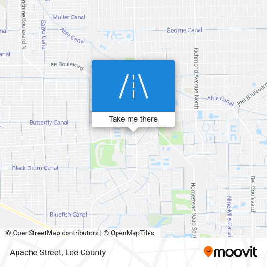 Mapa de Apache Street