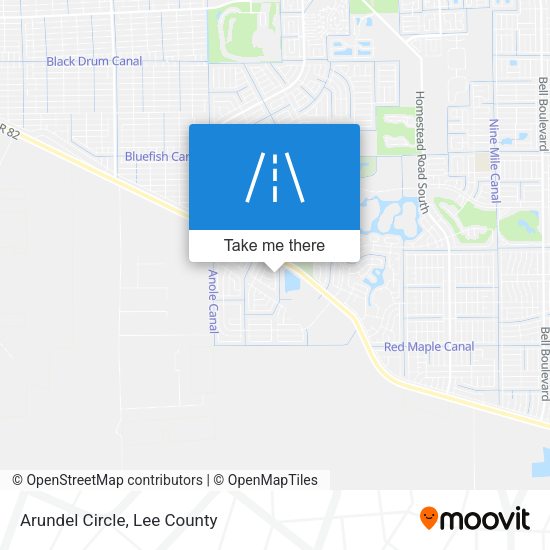 Mapa de Arundel Circle
