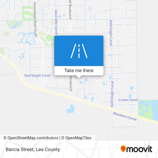 Mapa de Barcia Street