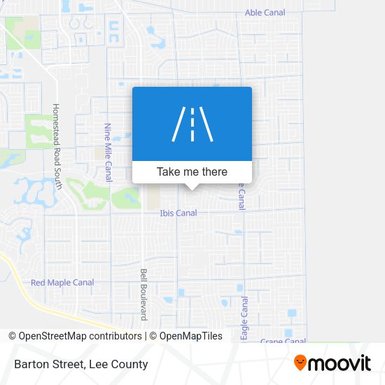 Mapa de Barton Street