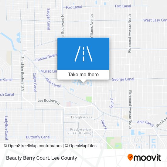 Beauty Berry Court map