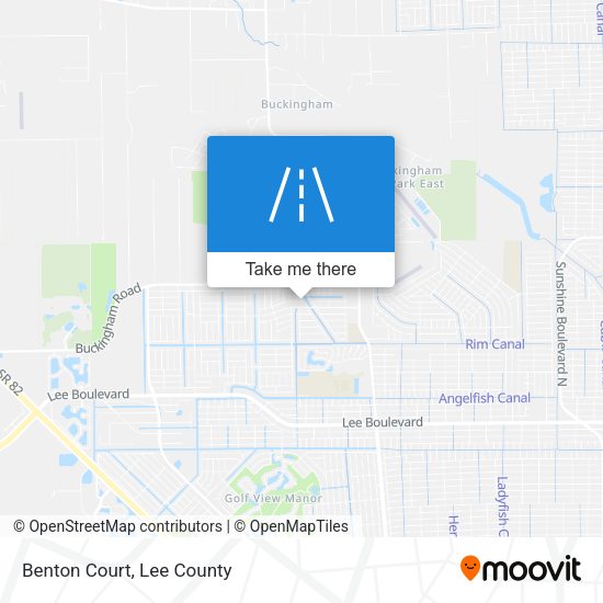 Mapa de Benton Court