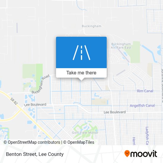 Mapa de Benton Street