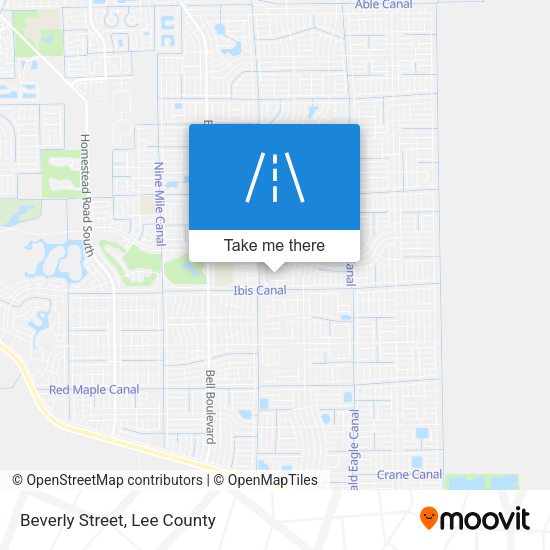 Mapa de Beverly Street
