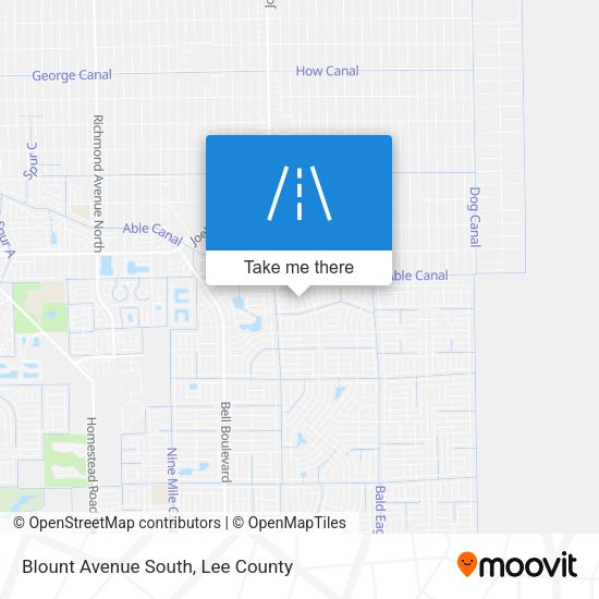 Mapa de Blount Avenue South