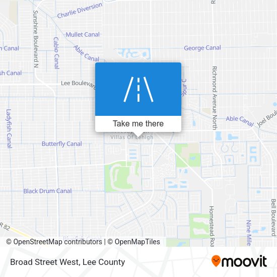 Broad Street West map