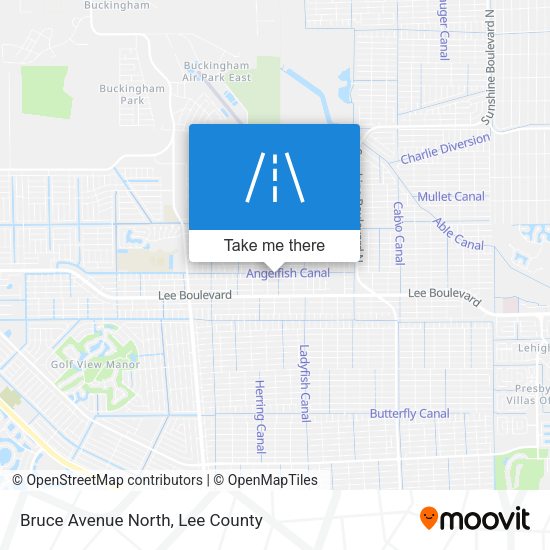 Bruce Avenue North map