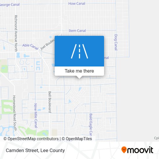 Mapa de Camden Street