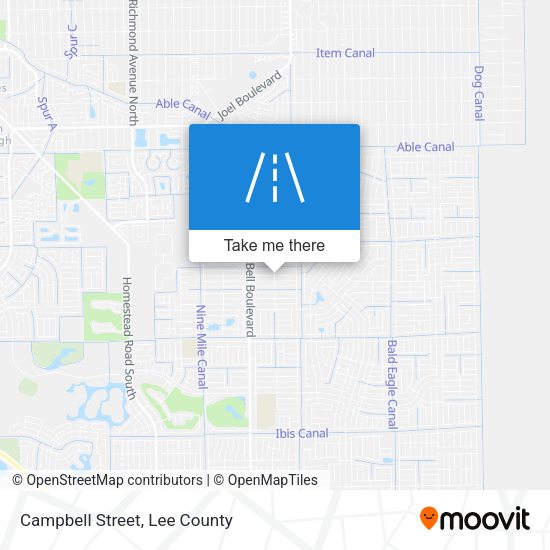 Mapa de Campbell Street