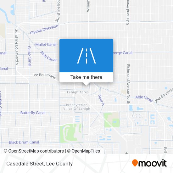 Mapa de Casedale Street