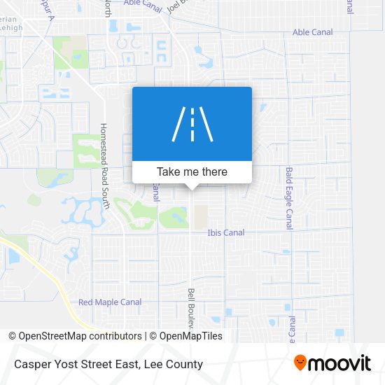 Casper Yost Street East map