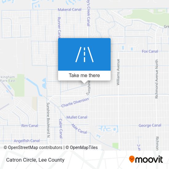 Catron Circle map