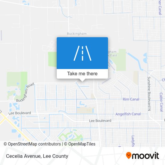 Mapa de Cecelia Avenue