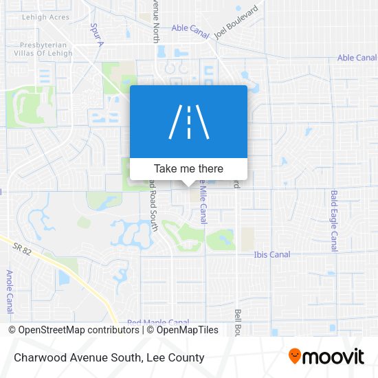 Charwood Avenue South map