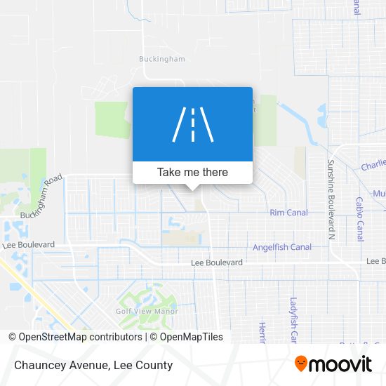 Mapa de Chauncey Avenue
