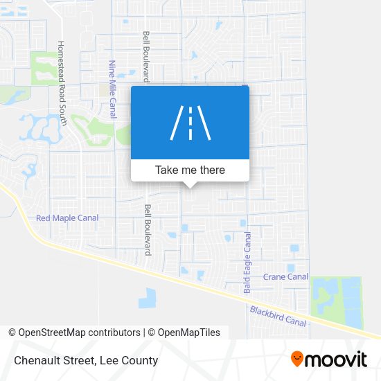 Mapa de Chenault Street