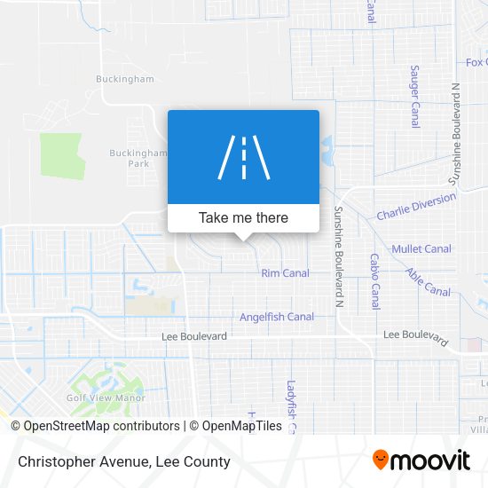 Christopher Avenue map