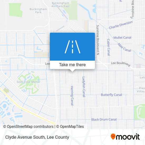 Mapa de Clyde Avenue South