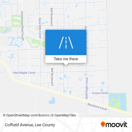 Coffield Avenue map