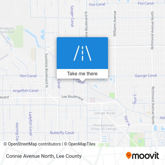 Connie Avenue North map