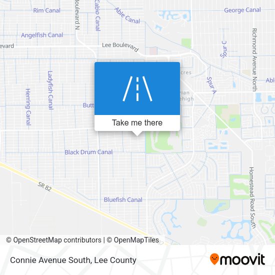 Connie Avenue South map