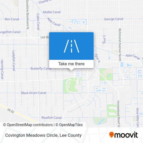 Covington Meadows Circle map