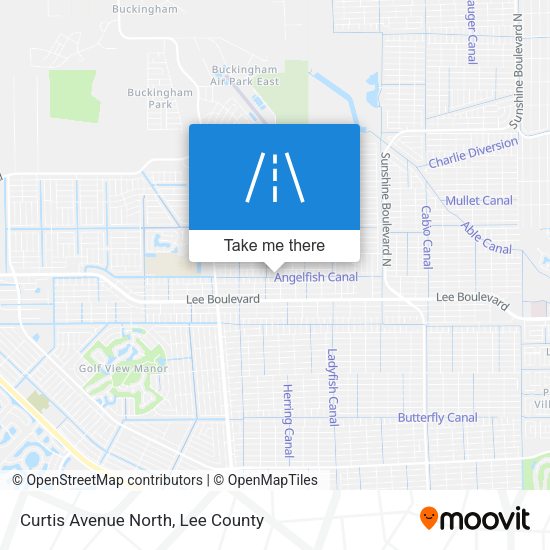 Curtis Avenue North map