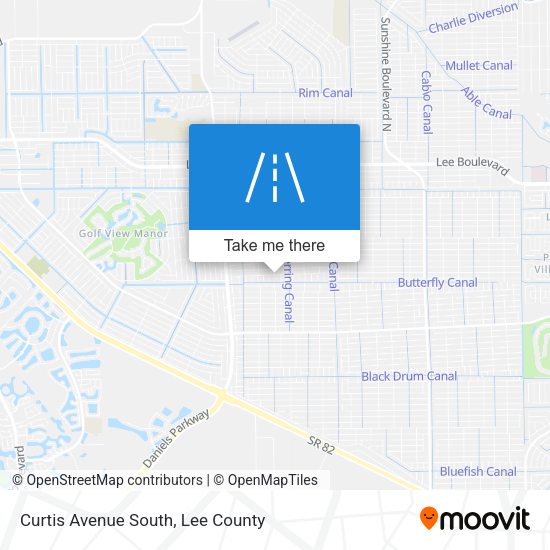 Mapa de Curtis Avenue South