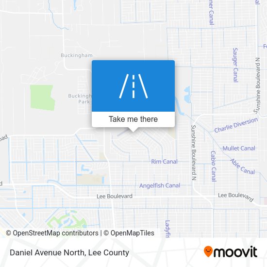 Mapa de Daniel Avenue North
