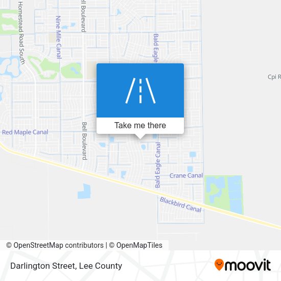 Darlington Street map