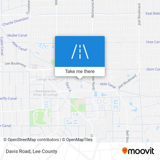 Mapa de Davis Road