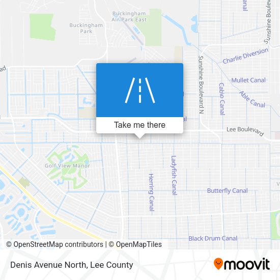 Denis Avenue North map