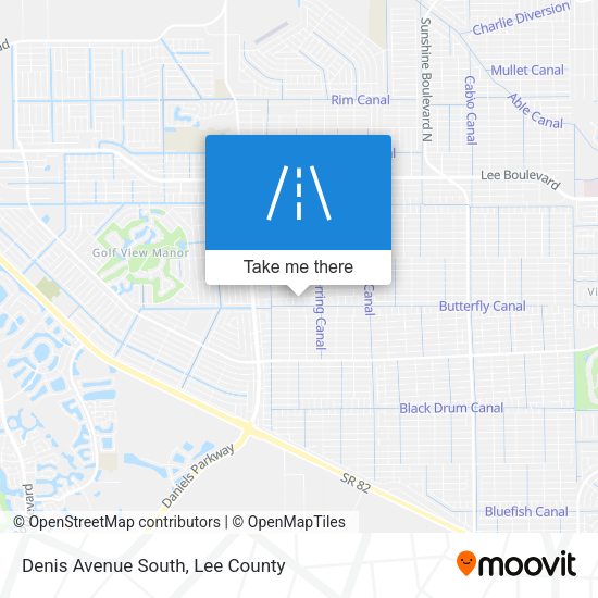 Mapa de Denis Avenue South