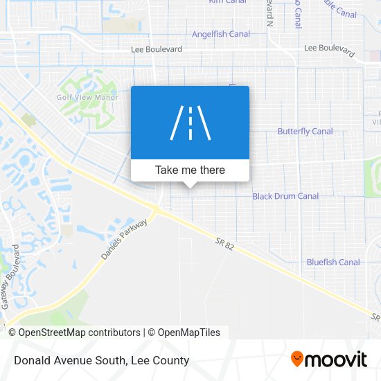 Mapa de Donald Avenue South