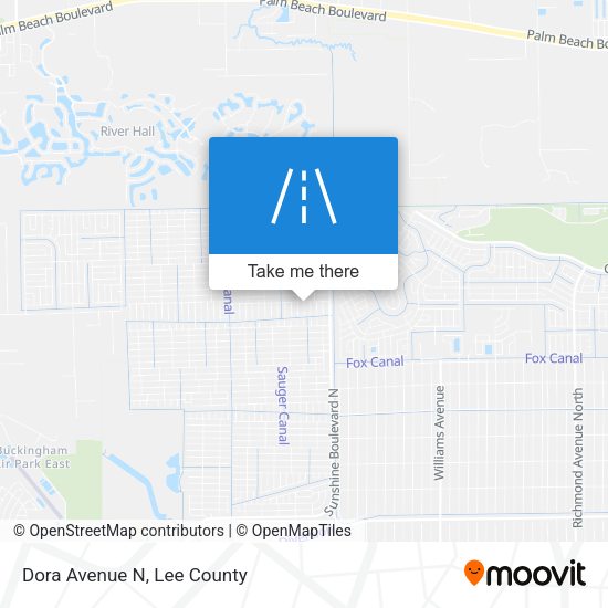 Mapa de Dora Avenue N