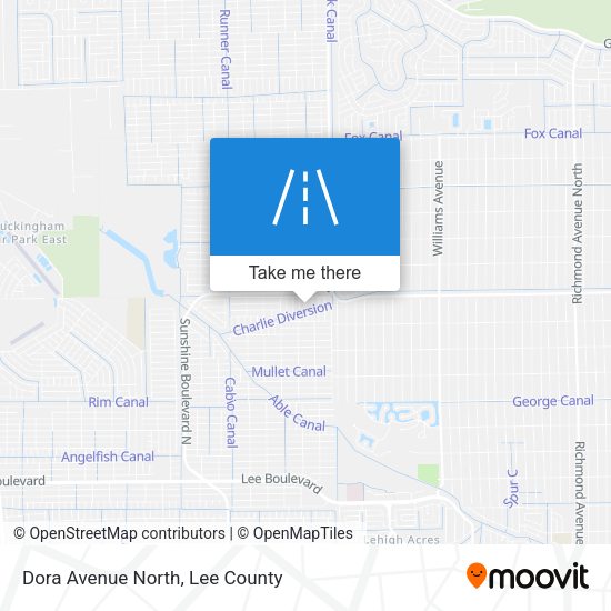 Mapa de Dora Avenue North