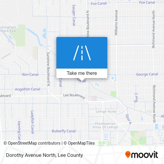 Dorothy Avenue North map