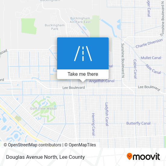 Douglas Avenue North map