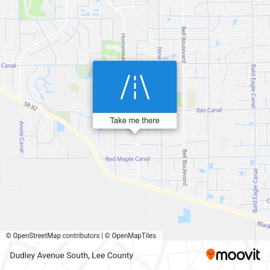 Dudley Avenue South map