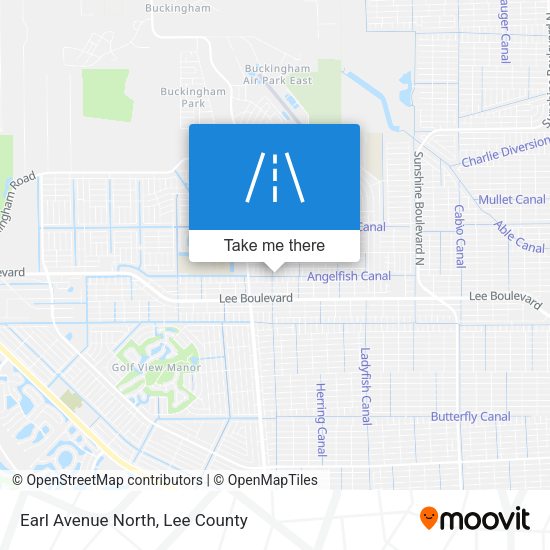 Earl Avenue North map