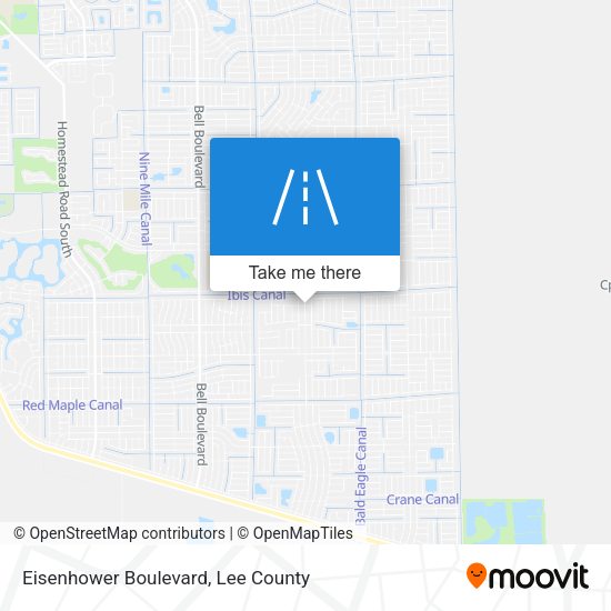 Mapa de Eisenhower Boulevard