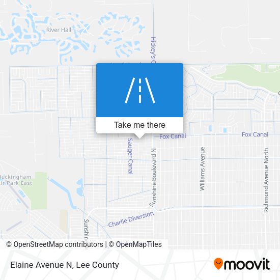 Elaine Avenue N map