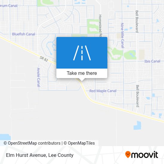 Elm Hurst Avenue map
