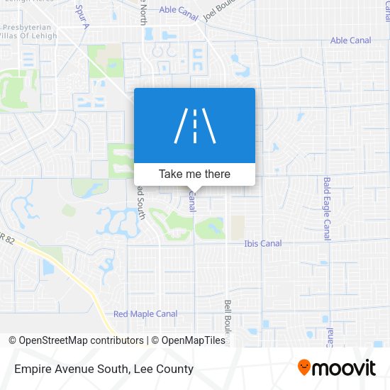 Empire Avenue South map