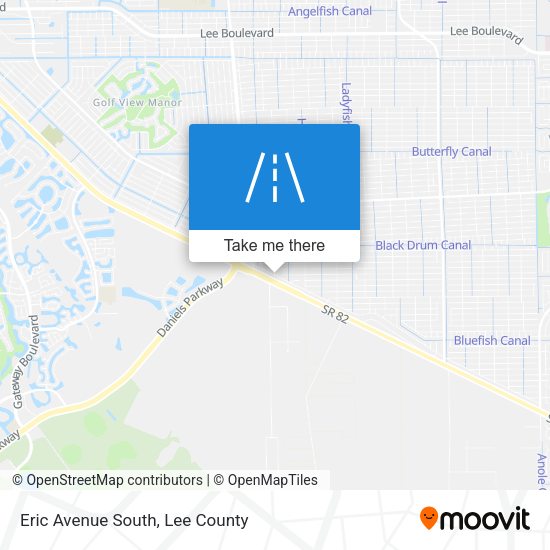 Eric Avenue South map