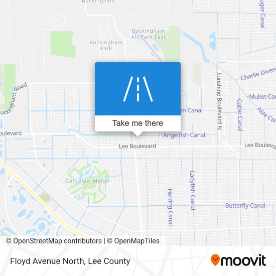 Floyd Avenue North map