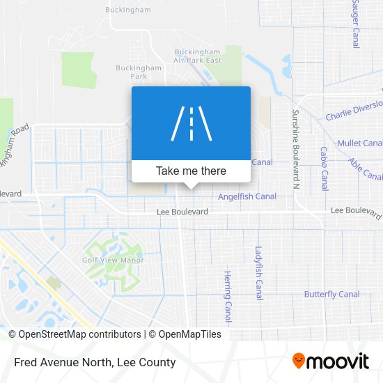 Mapa de Fred Avenue North