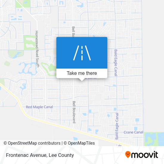 Frontenac Avenue map