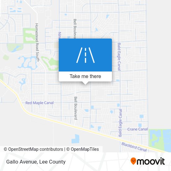 Mapa de Gallo Avenue