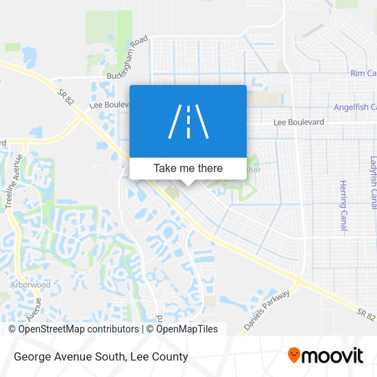 Mapa de George Avenue South